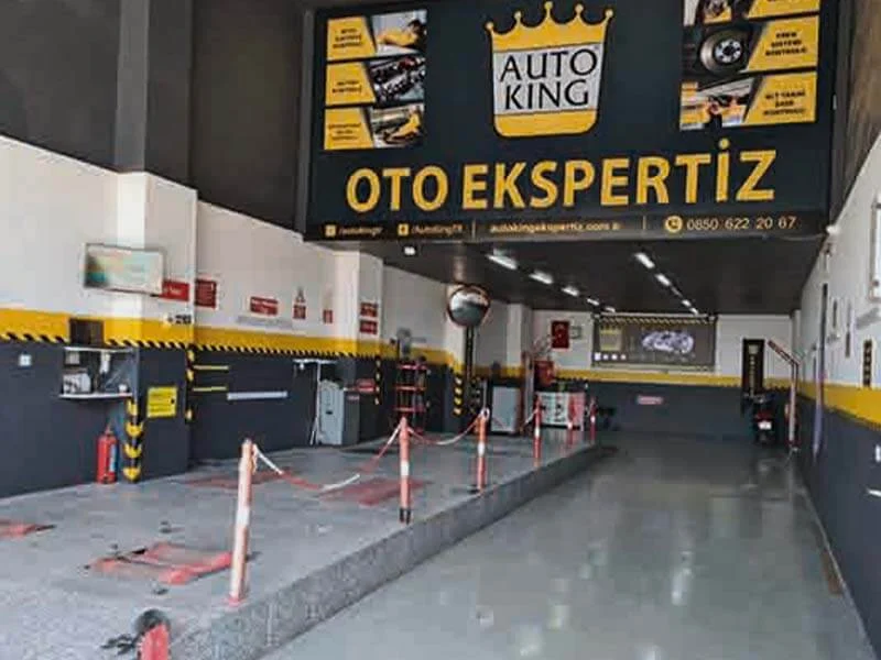 İstanbul Garage merkezinin ekspertiz kontrol alanı